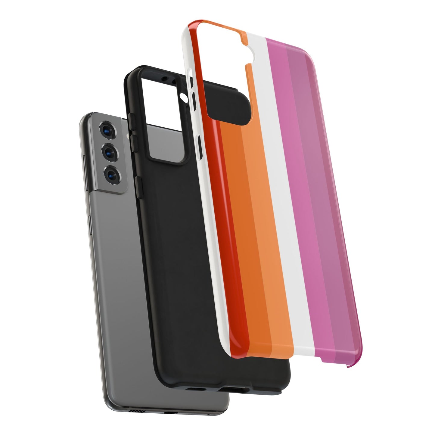 Lesbian Flag tough Impact-Resistant Phone Case