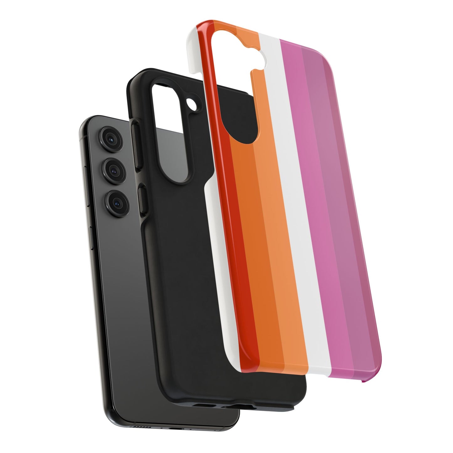 Lesbian Flag tough Impact-Resistant Phone Case