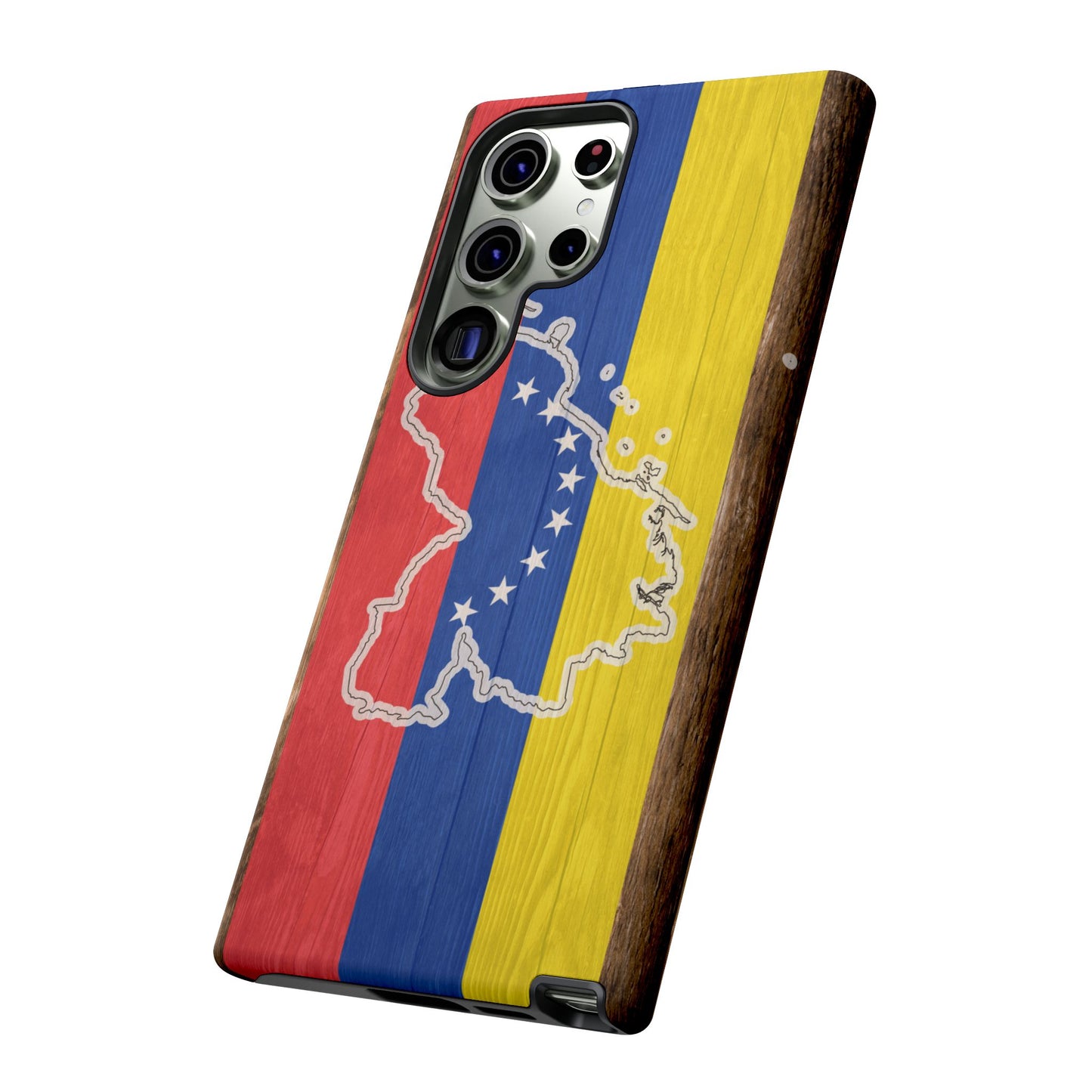 Venezuela Flag Phone Map Case Protective Tough Cover Flag of Venezuela Samsung Venezuelan Pride Hard Plastic Back Venezuela Map Cover