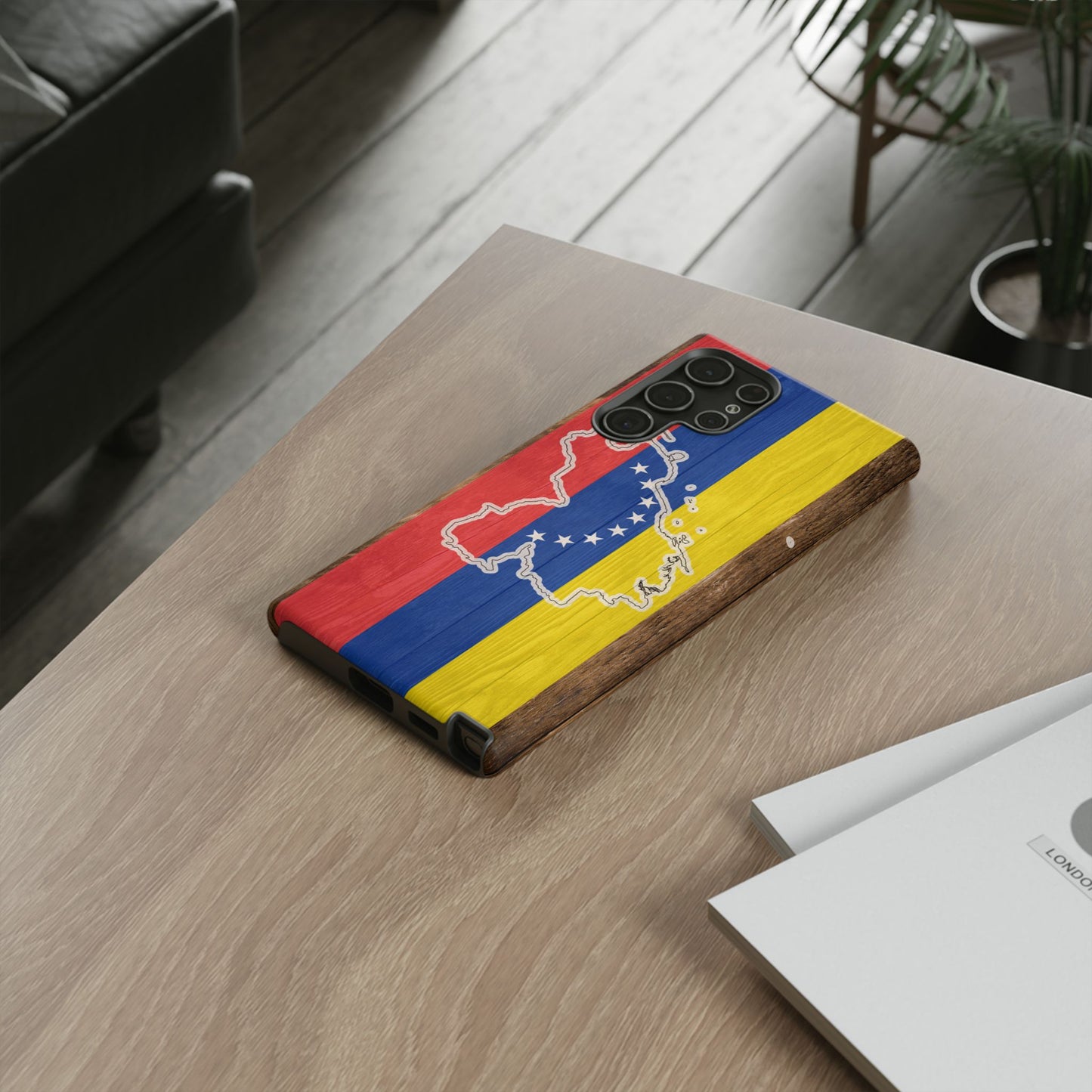 Venezuela Flag Phone Map Case Protective Tough Cover Flag of Venezuela Samsung Venezuelan Pride Hard Plastic Back Venezuela Map Cover