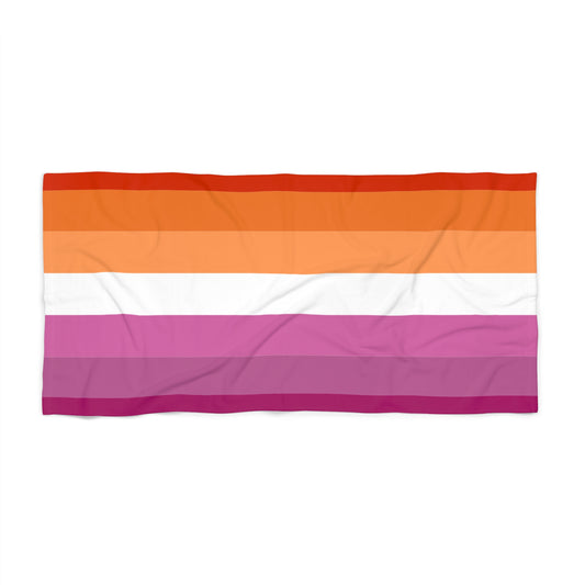 Lesbian Pride Beach Towel