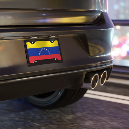 Venezuelan flag Vanity Plate Custom Car Decor Gift Personalized Venezuela License Plate Auto Accessory Car Enthusiasts Venezuelan Pride