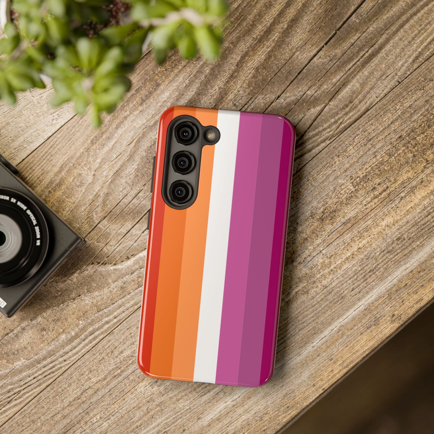 Lesbian Flag tough Impact-Resistant Phone Case