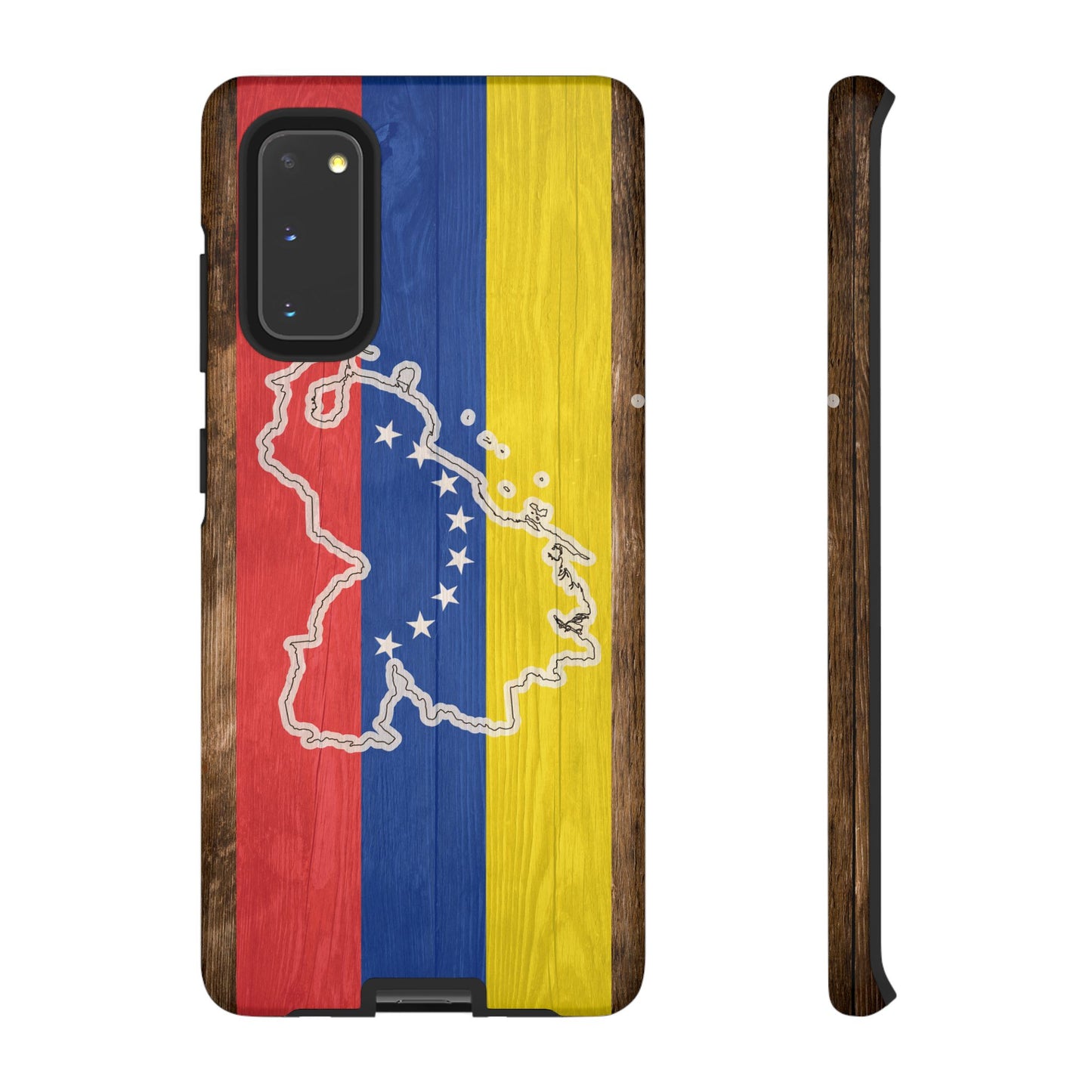 Venezuela Flag Phone Map Case Protective Tough Cover Flag of Venezuela Samsung Venezuelan Pride Hard Plastic Back Venezuela Map Cover