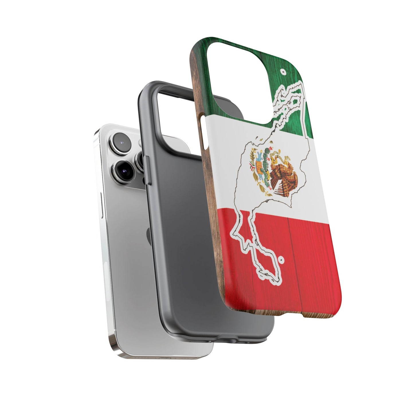 Phone Case, Mexican Flag Tough Case, Patriotic Mexico Phone Cover, Rugged Phone Protector, National Flag Phone Sleeve, Cinco de Mayo Gift