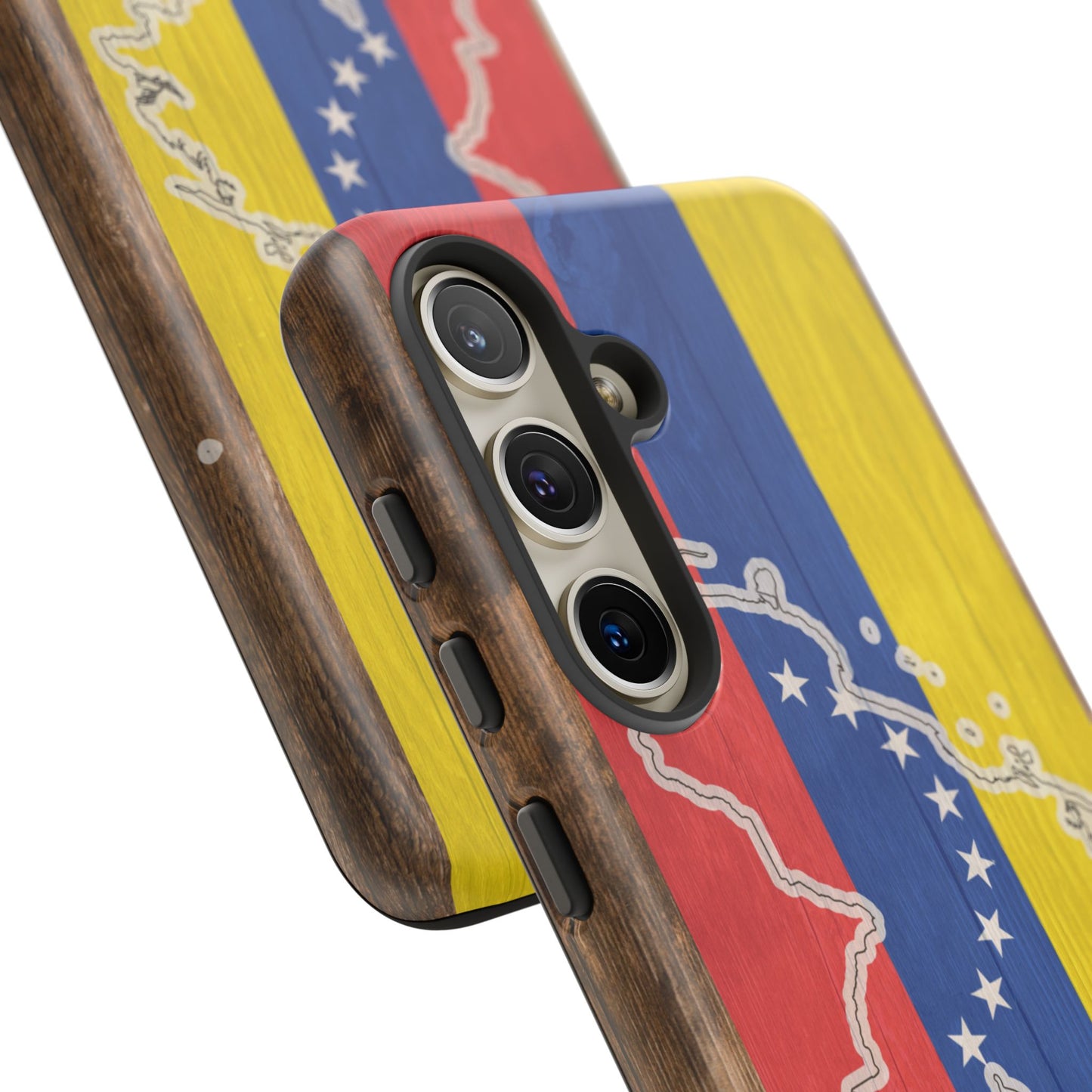 Venezuela Flag Phone Map Case Protective Tough Cover Flag of Venezuela Samsung Venezuelan Pride Hard Plastic Back Venezuela Map Cover