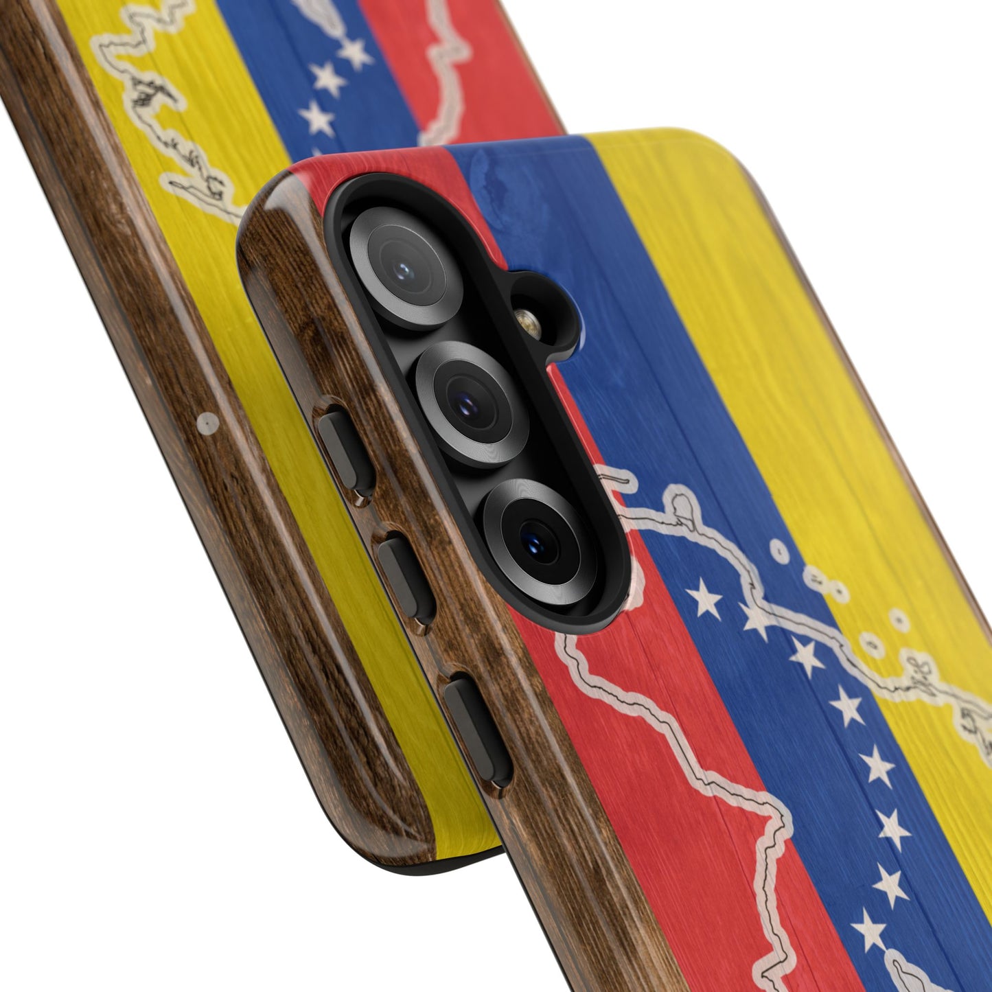 Venezuela Flag Phone Map Case Protective Tough Cover Flag of Venezuela Samsung Venezuelan Pride Hard Plastic Back Venezuela Map Cover