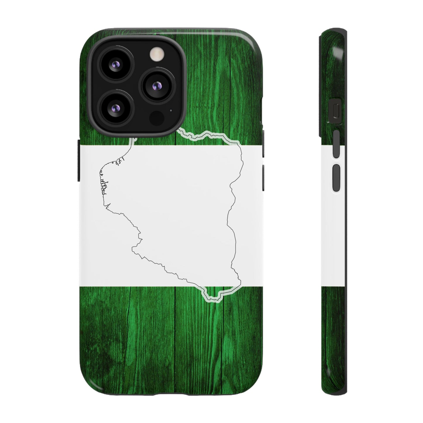 Nigeria Flag Phone Case, African Nation Protective Cover, Nigeria Pride Accessory, Tough Phone Case for Patriots, Nigerian Flag Mobile Case