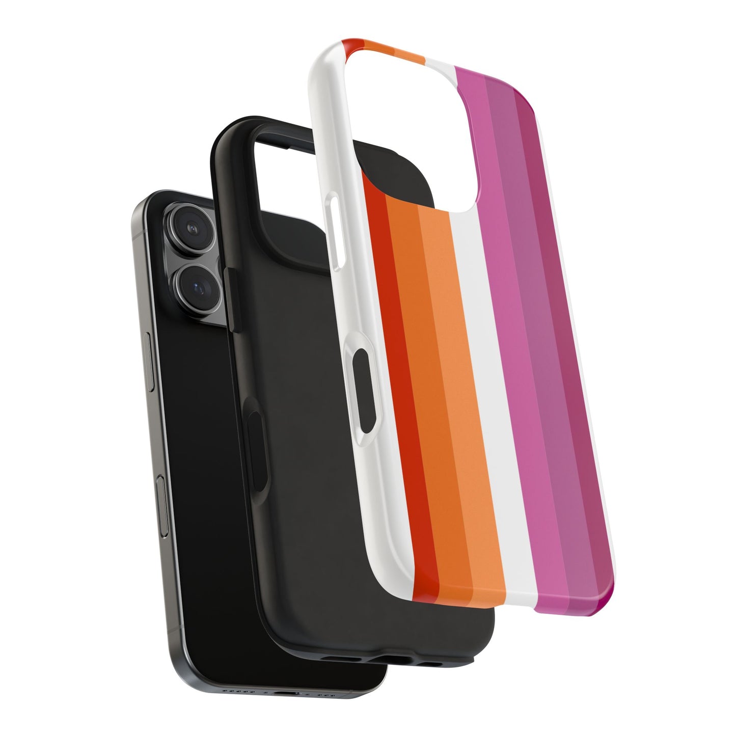 Lesbian Flag tough Impact-Resistant Phone Case