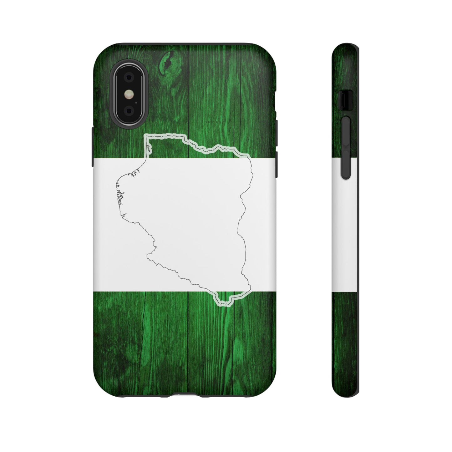 Nigeria Flag Phone Case, African Nation Protective Cover, Nigeria Pride Accessory, Tough Phone Case for Patriots, Nigerian Flag Mobile Case