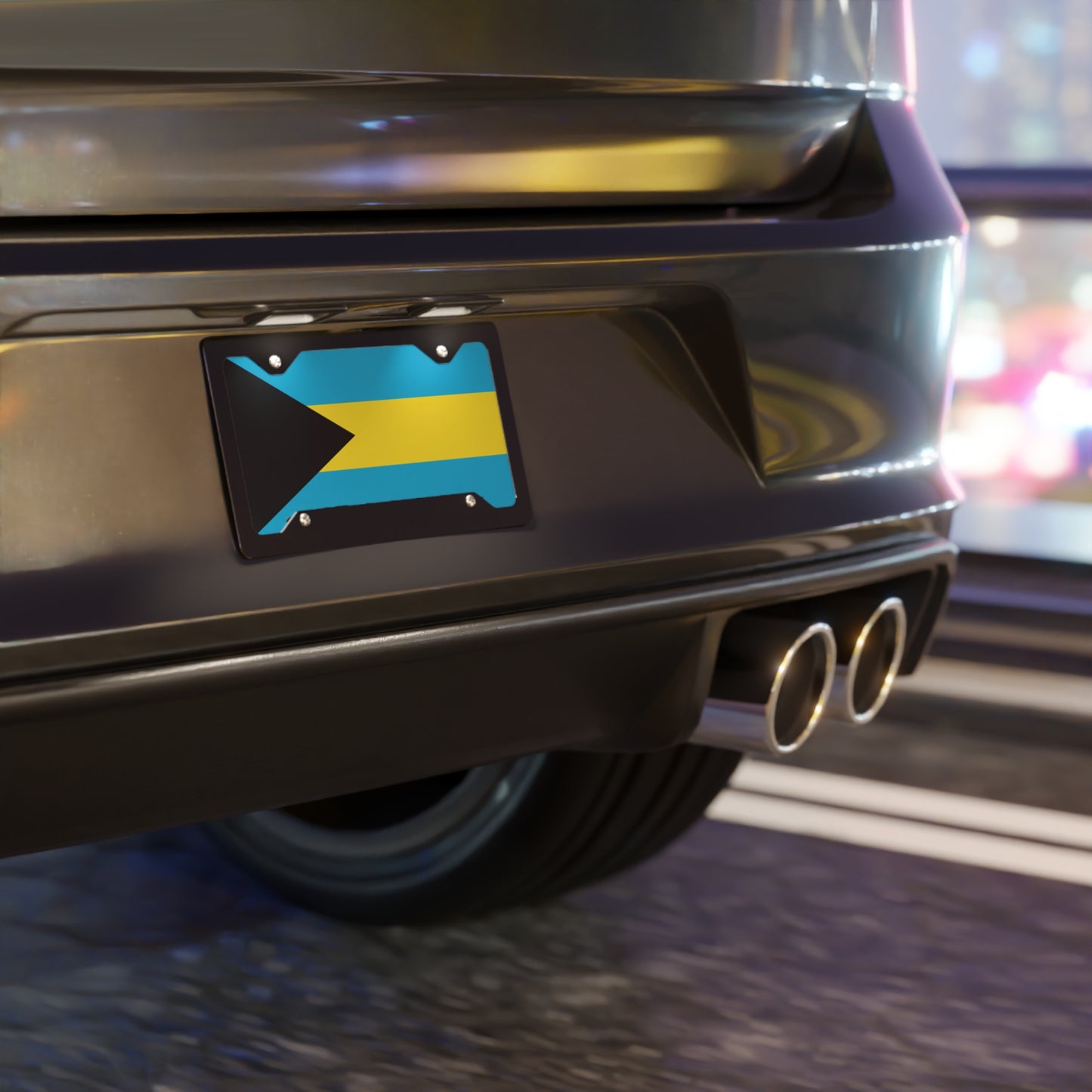 Bahamas Flag Vanity Plate Custom Car DR Gift Personalized Bahamas License Plate Accessory Car Enthusiasts Bahaman Pride
