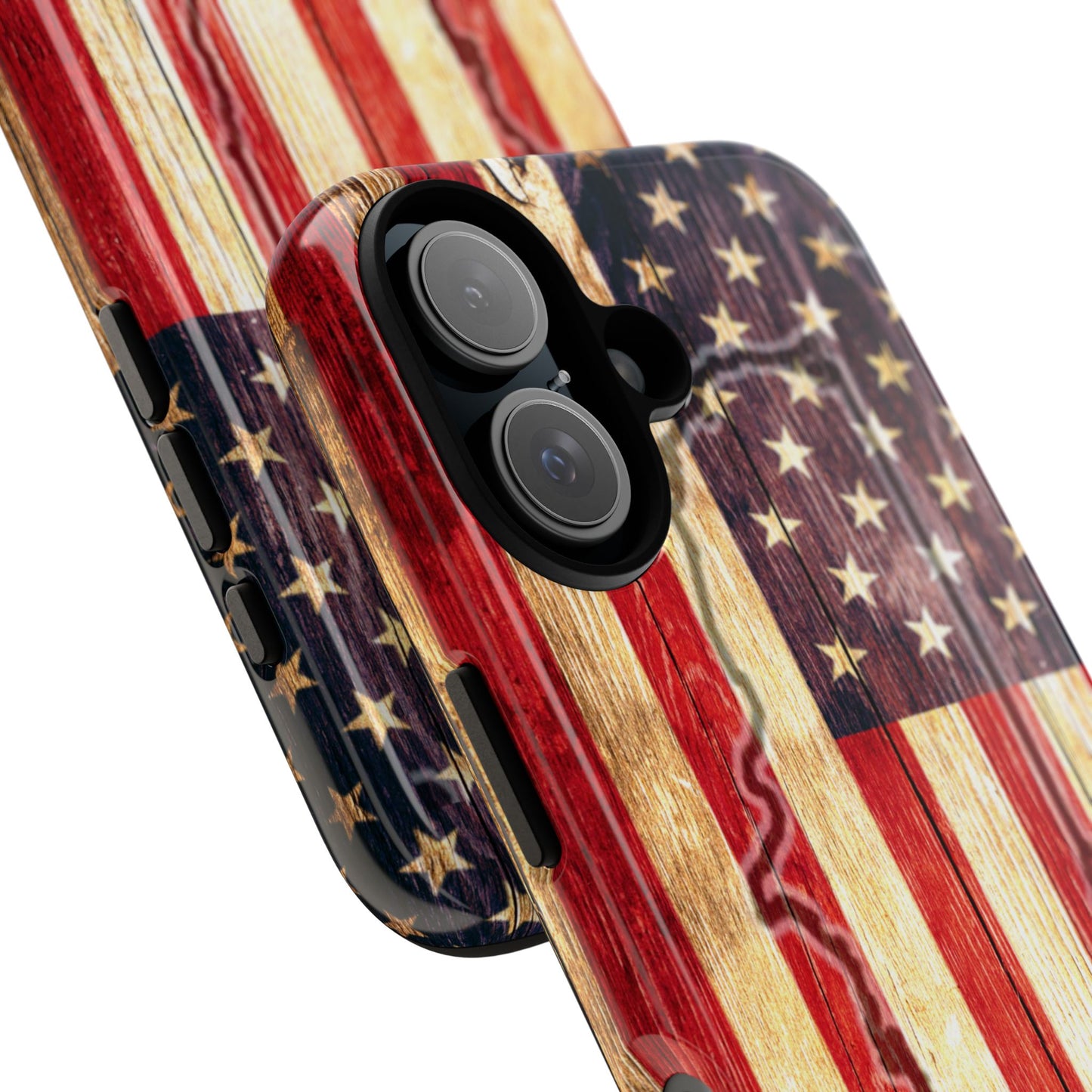 USA flag & map tough phone case for iPhone Samsung Google Patriotic impact-resistant cover with UV protection and shock absorption USA Flag