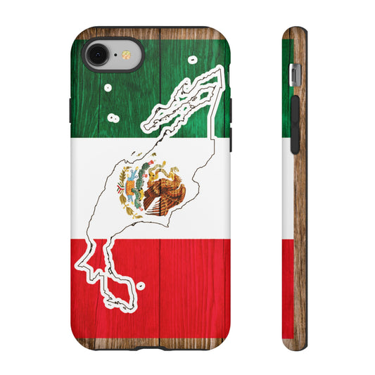 Phone Case, Mexican Flag Tough Case, Patriotic Mexico Phone Cover, Rugged Phone Protector, National Flag Phone Sleeve, Cinco de Mayo Gift