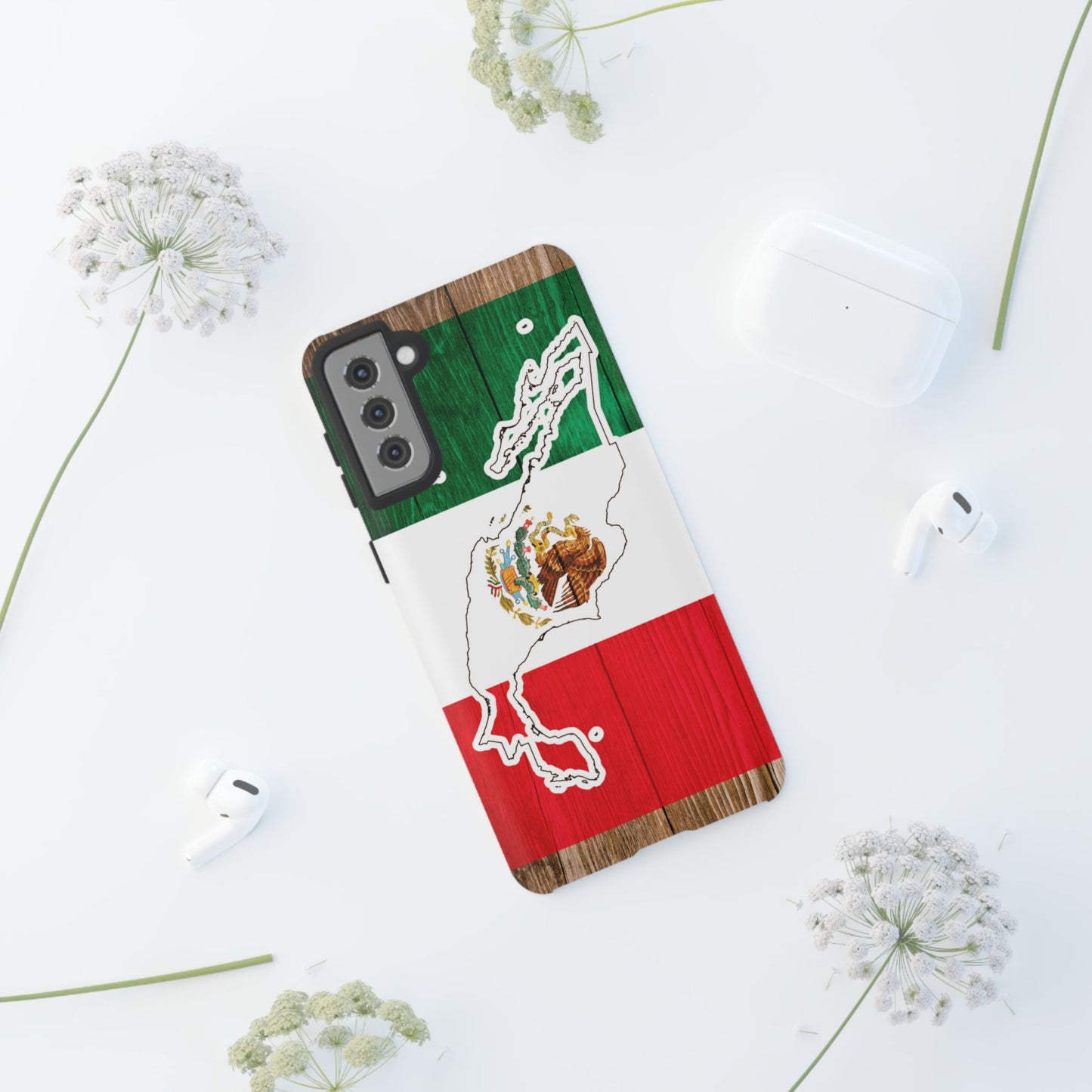 Phone Case, Mexican Flag Tough Case, Patriotic Mexico Phone Cover, Rugged Phone Protector, National Flag Phone Sleeve, Cinco de Mayo Gift
