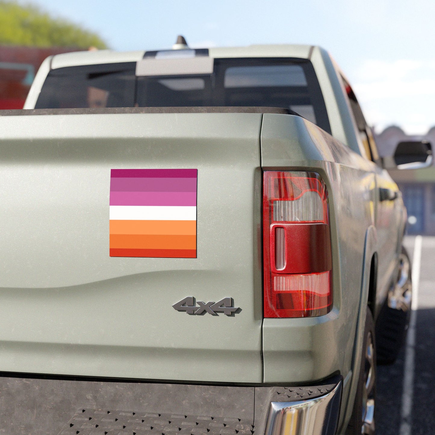 Lesbian Pride Car magnet LGBTQ+ Rainbow Decor Empowerment Poster for Car Inclusivity Gift Idea Gay Pride Outdoor Decor