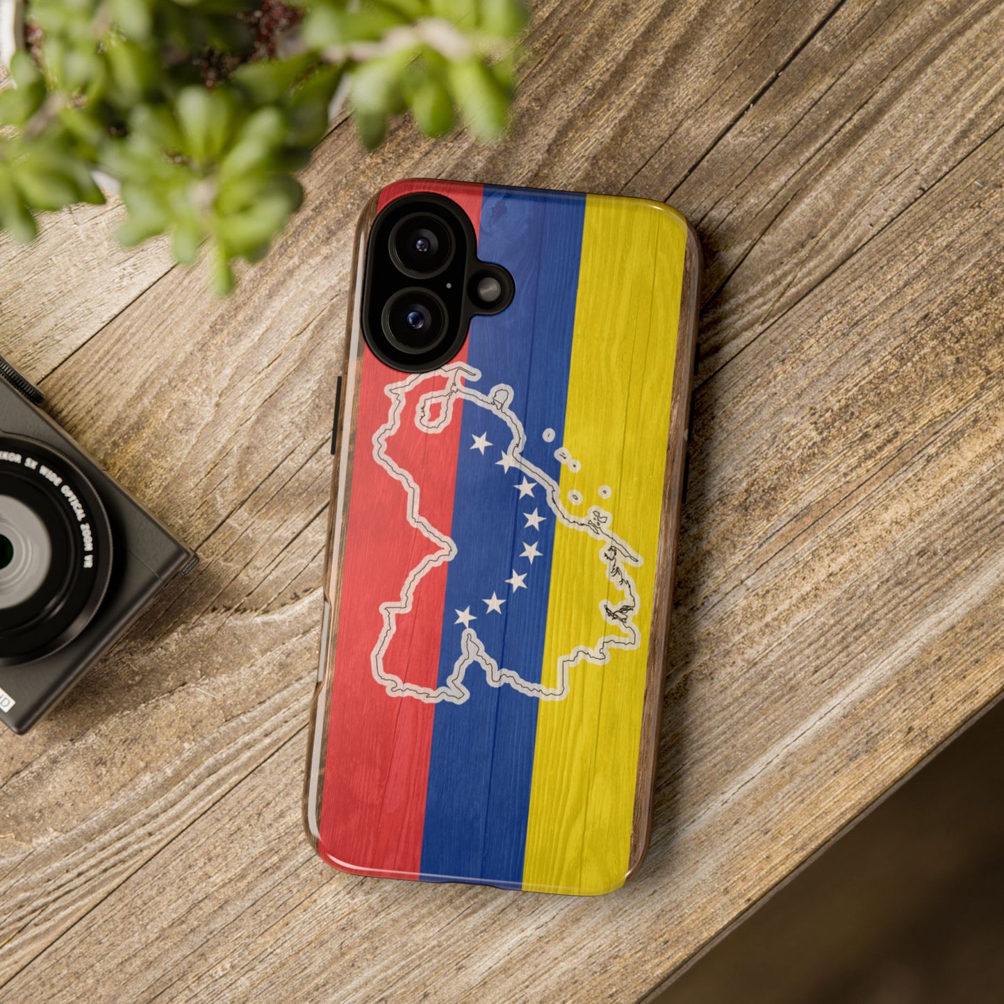Venezuela Flag Phone Map Case Protective Tough Cover Flag of Venezuela Samsung Venezuelan Pride Hard Plastic Back Venezuela Map Cover