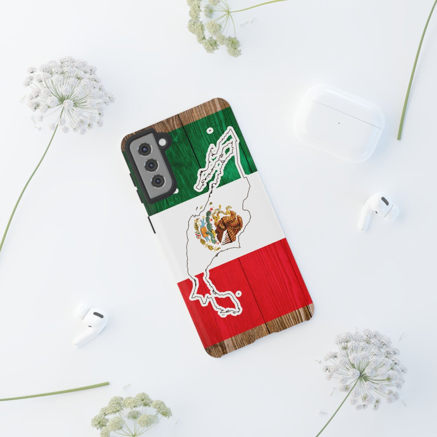 Phone Case, Mexican Flag Tough Case, Patriotic Mexico Phone Cover, Rugged Phone Protector, National Flag Phone Sleeve, Cinco de Mayo Gift