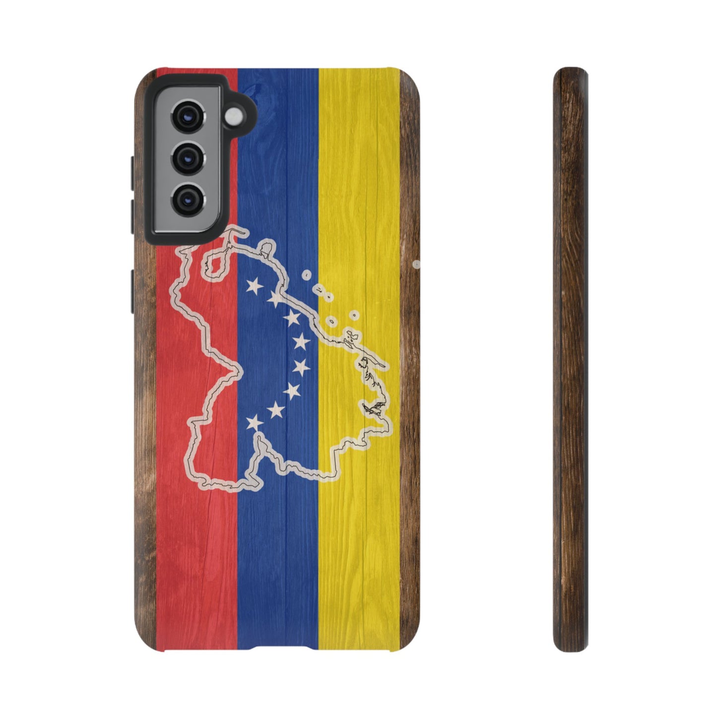 Venezuela Flag Phone Map Case Protective Tough Cover Flag of Venezuela Samsung Venezuelan Pride Hard Plastic Back Venezuela Map Cover