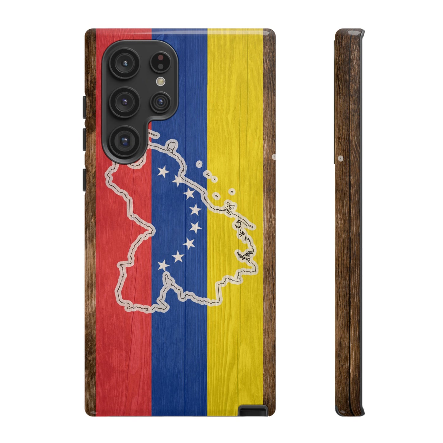 Venezuela Flag Phone Map Case Protective Tough Cover Flag of Venezuela Samsung Venezuelan Pride Hard Plastic Back Venezuela Map Cover