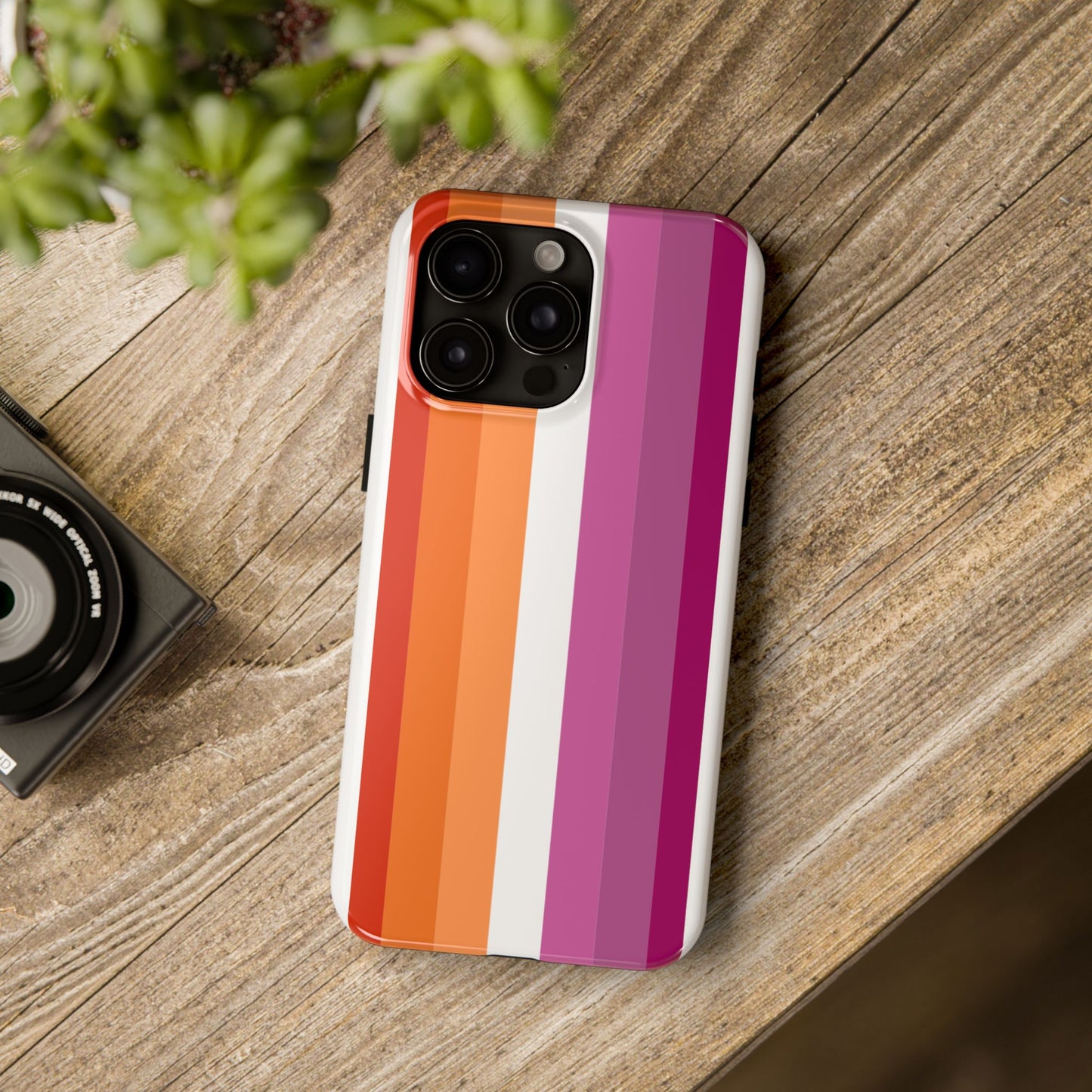 Lesbian Flag tough Impact-Resistant Phone Case