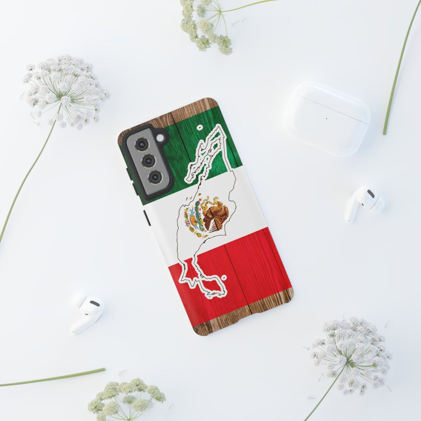 Phone Case, Mexican Flag Tough Case, Patriotic Mexico Phone Cover, Rugged Phone Protector, National Flag Phone Sleeve, Cinco de Mayo Gift