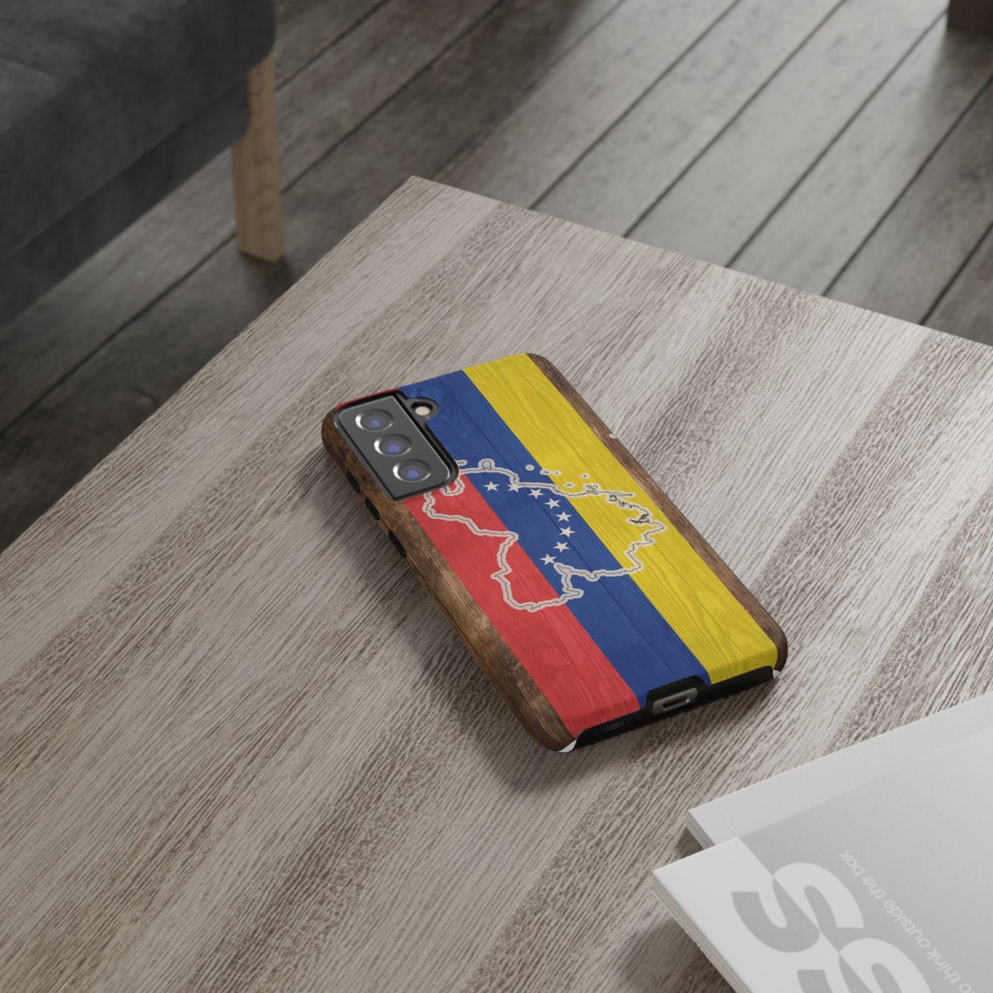 Venezuela Flag Phone Map Case Protective Tough Cover Flag of Venezuela Samsung Venezuelan Pride Hard Plastic Back Venezuela Map Cover
