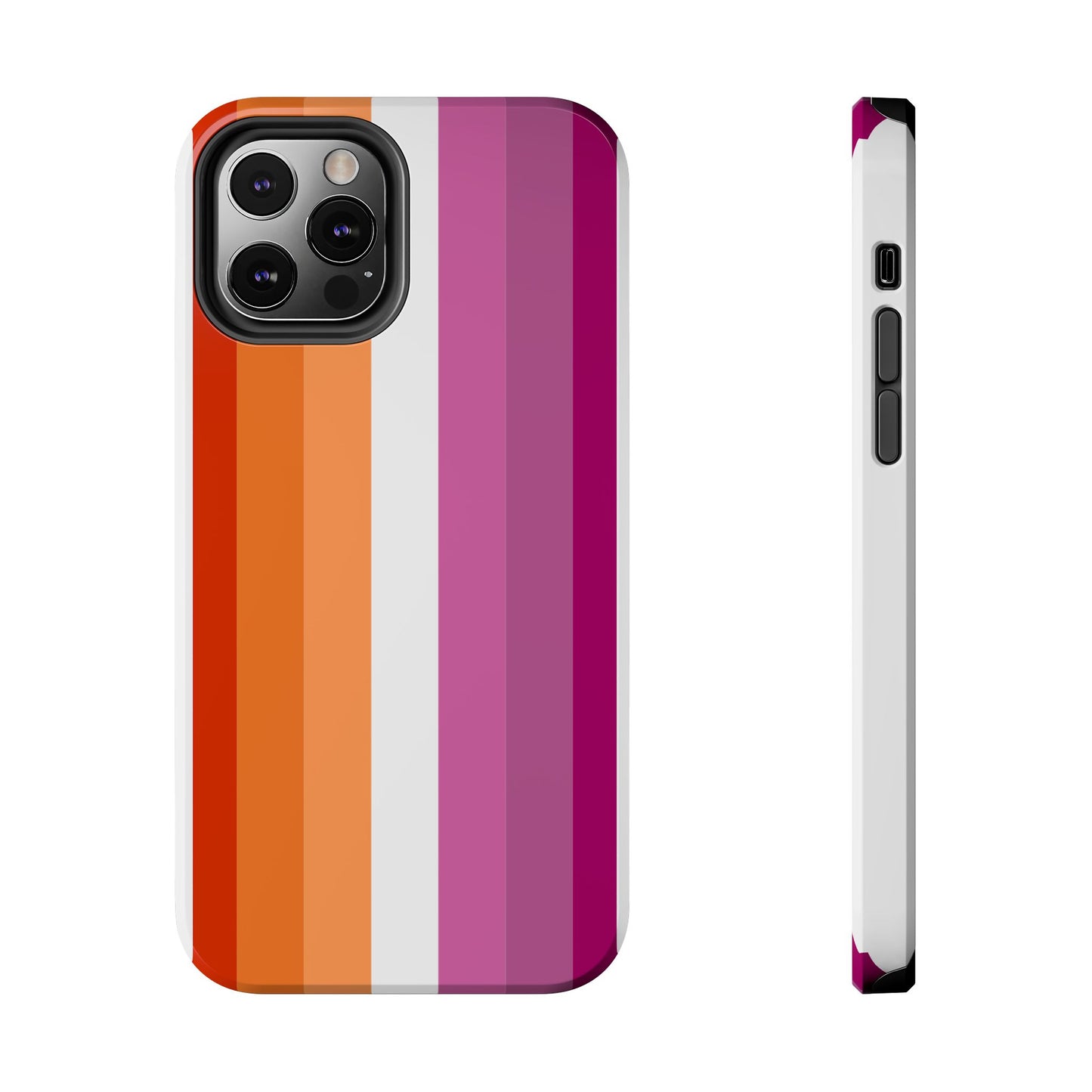 Lesbian Flag tough Impact-Resistant Phone Case