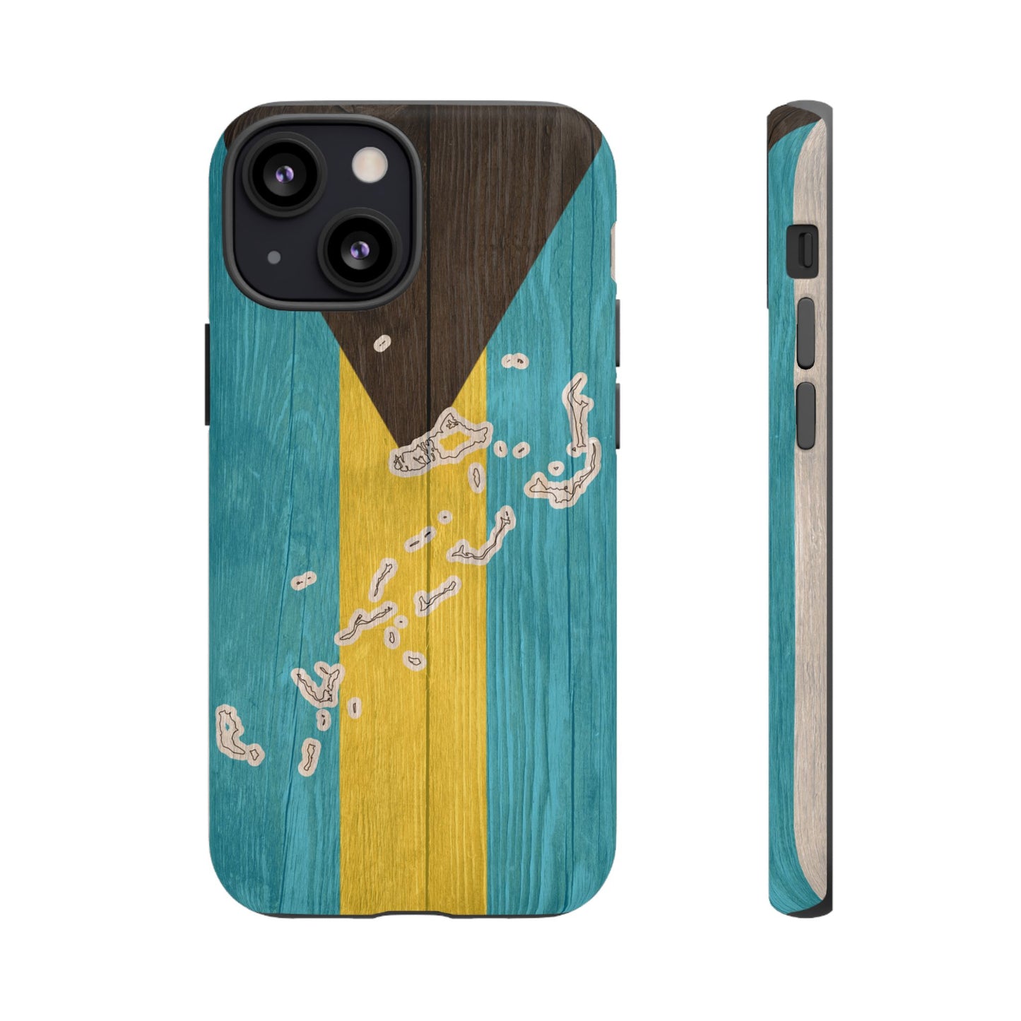 Bahamas Flag Phone Map Case Protective Tough Cover Flag of Bahamas Samsung Bahamian Pride Hard Plastic Back Bahamas Flag Cover