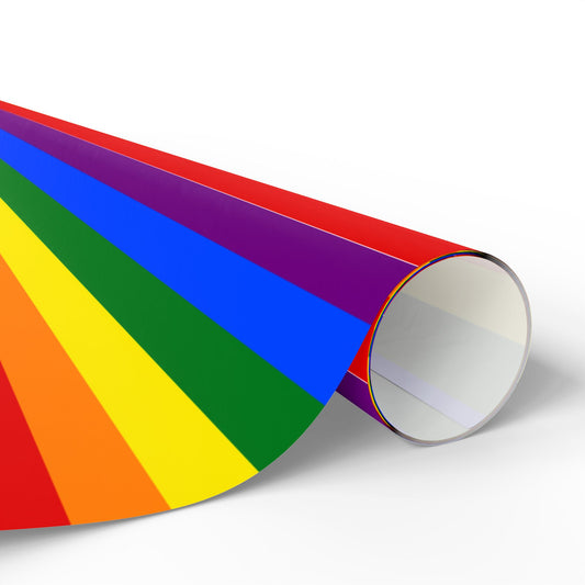 Rainbow Flag wrapping Paper Decor Gay Flag - Pride Inclusive Gift Gay Pride Flags Rainbow Gift Decor Gay Gift