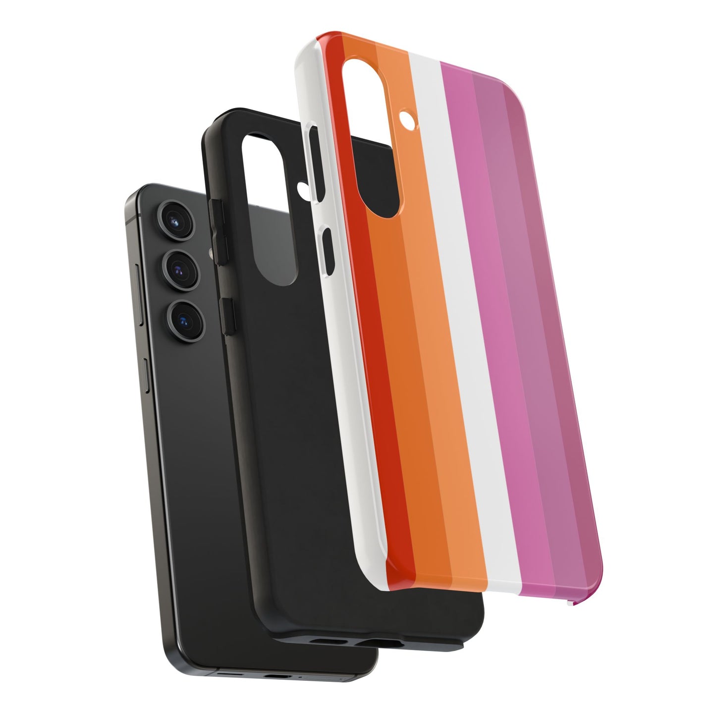 Lesbian Flag tough Impact-Resistant Phone Case