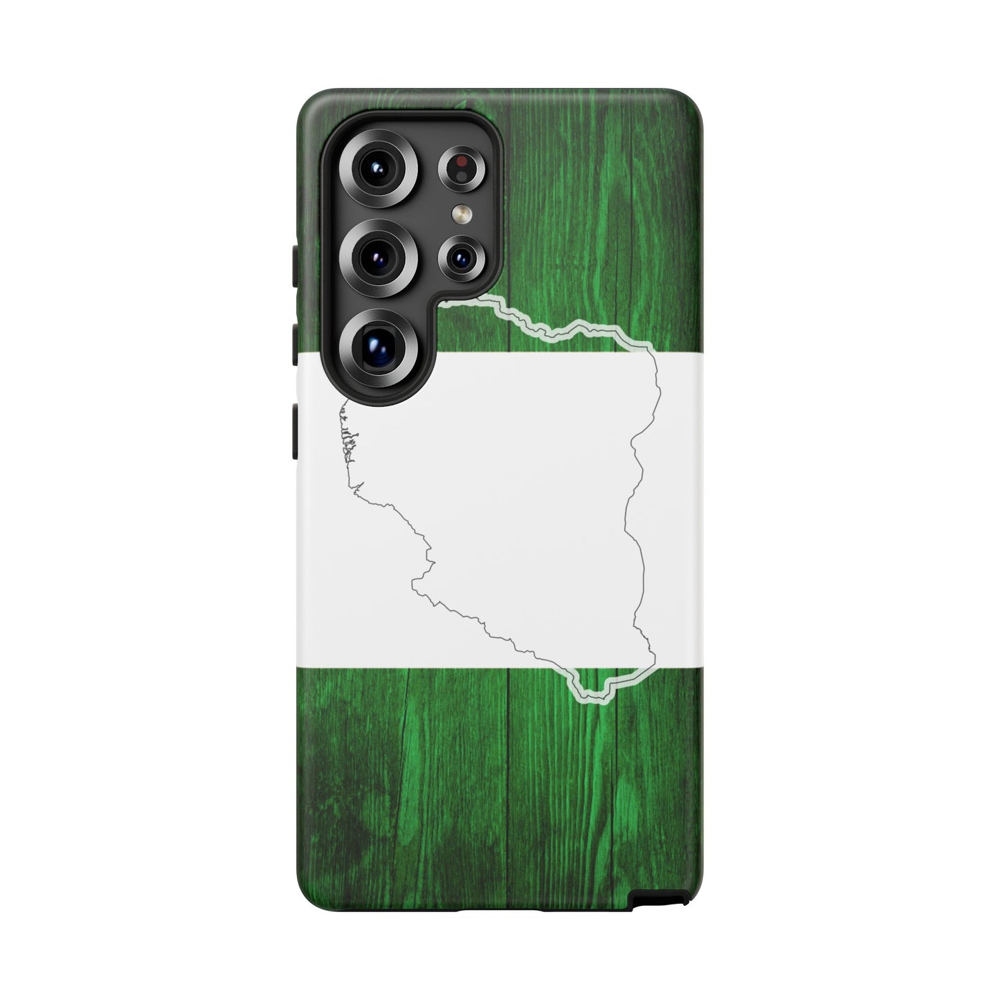Nigeria Flag Phone Case, African Nation Protective Cover, Nigeria Pride Accessory, Tough Phone Case for Patriots, Nigerian Flag Mobile Case