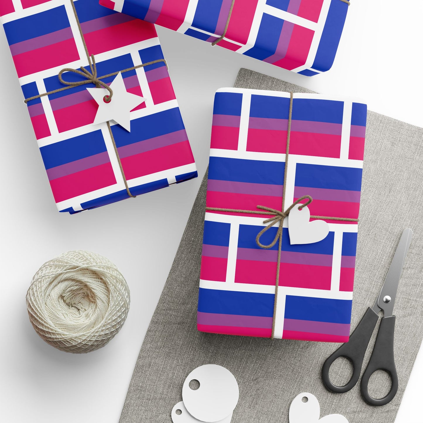 Bisexual Flag wrapping Paper Decor Bisexual Flag - Bisexual Pride Inclusive Gift Gay Pride Flags Rainbow Gift Decor Gay Gift