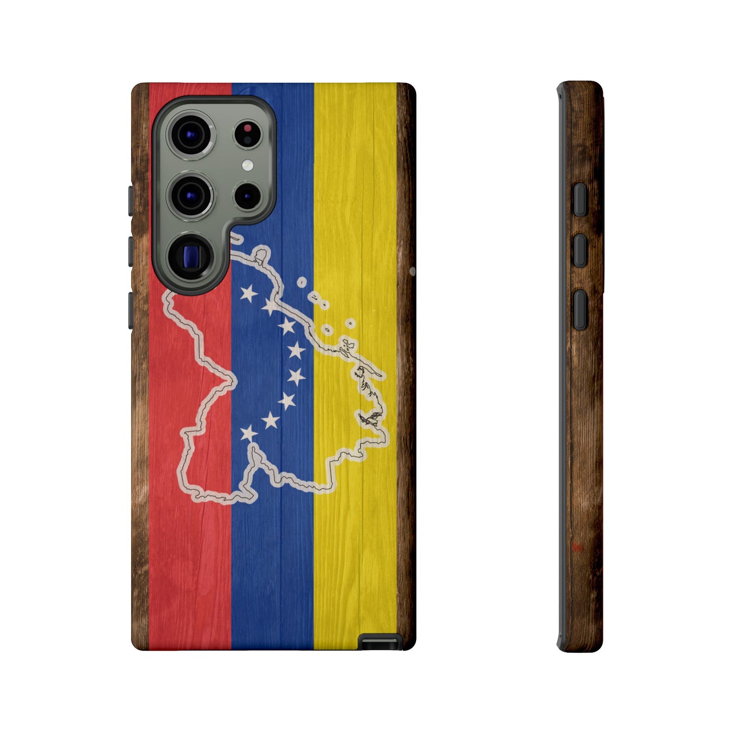 Venezuela Flag Phone Map Case Protective Tough Cover Flag of Venezuela Samsung Venezuelan Pride Hard Plastic Back Venezuela Map Cover