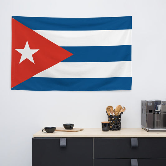 Double Sided Cuban Flag Decoration Outdoor Flag Patriotic Home Decor Cuba Flag Day Display Bandera de Cuba