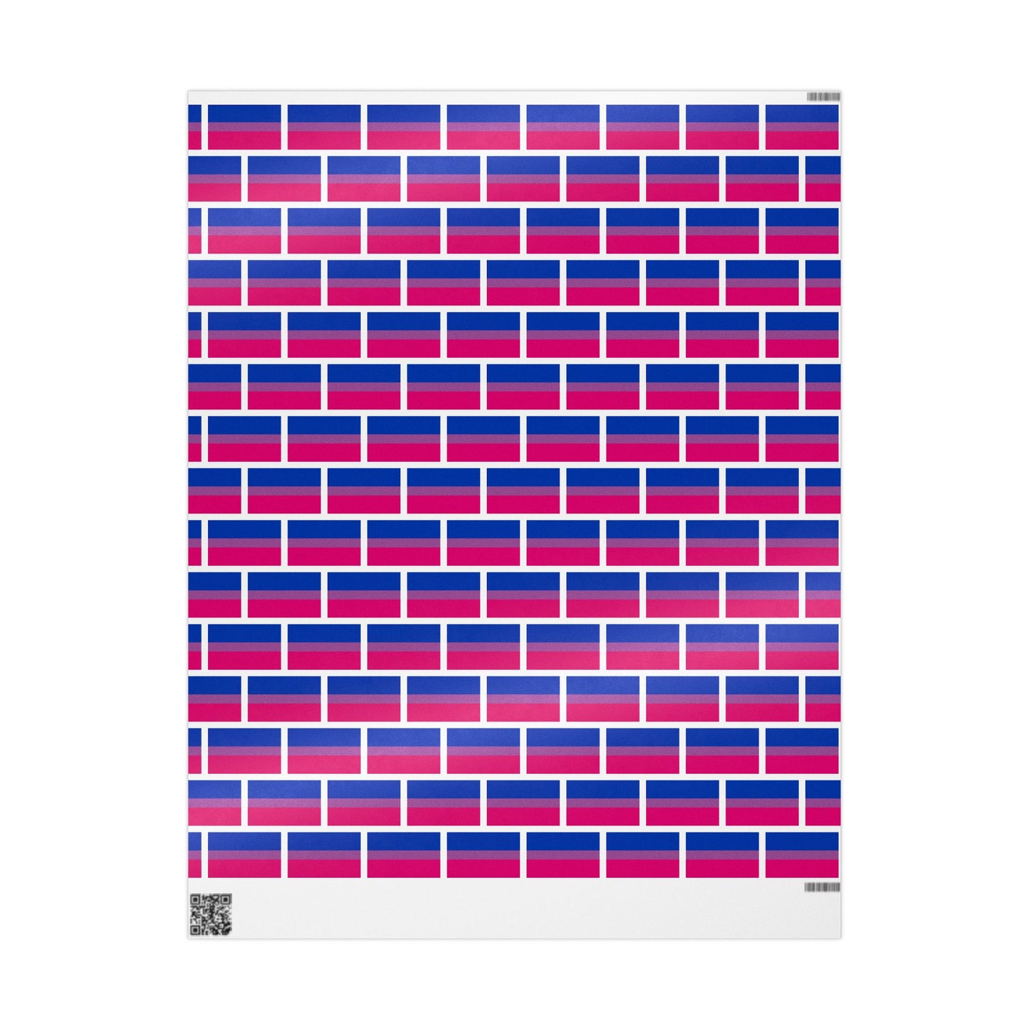 Bisexual Flag wrapping Paper Decor Bisexual Flag - Bisexual Pride Inclusive Gift Gay Pride Flags Rainbow Gift Decor Gay Gift