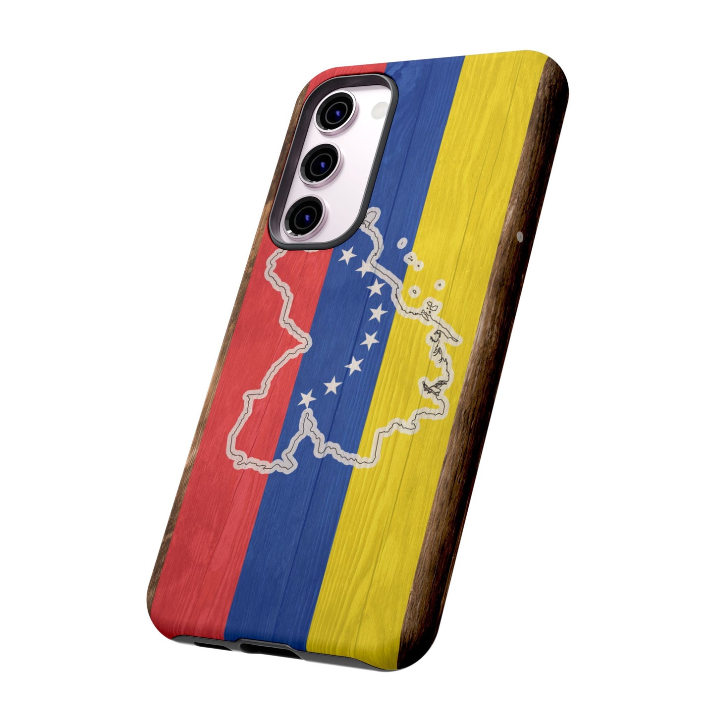 Venezuela Flag Phone Map Case Protective Tough Cover Flag of Venezuela Samsung Venezuelan Pride Hard Plastic Back Venezuela Map Cover