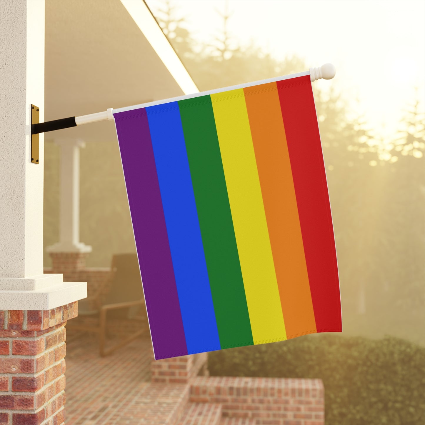 Garden Flag - Gay Rainbow Design