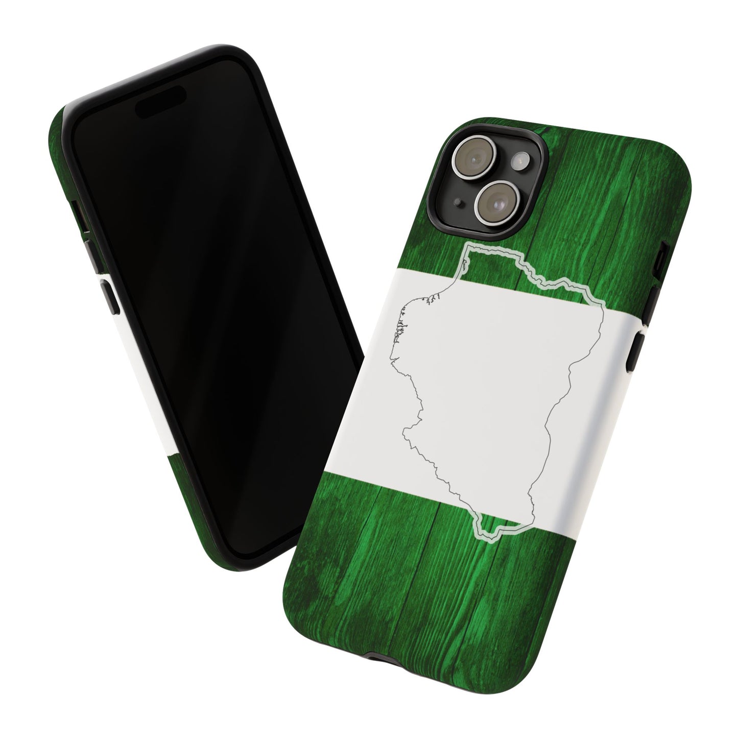 Nigeria Flag Phone Case, African Nation Protective Cover, Nigeria Pride Accessory, Tough Phone Case for Patriots, Nigerian Flag Mobile Case