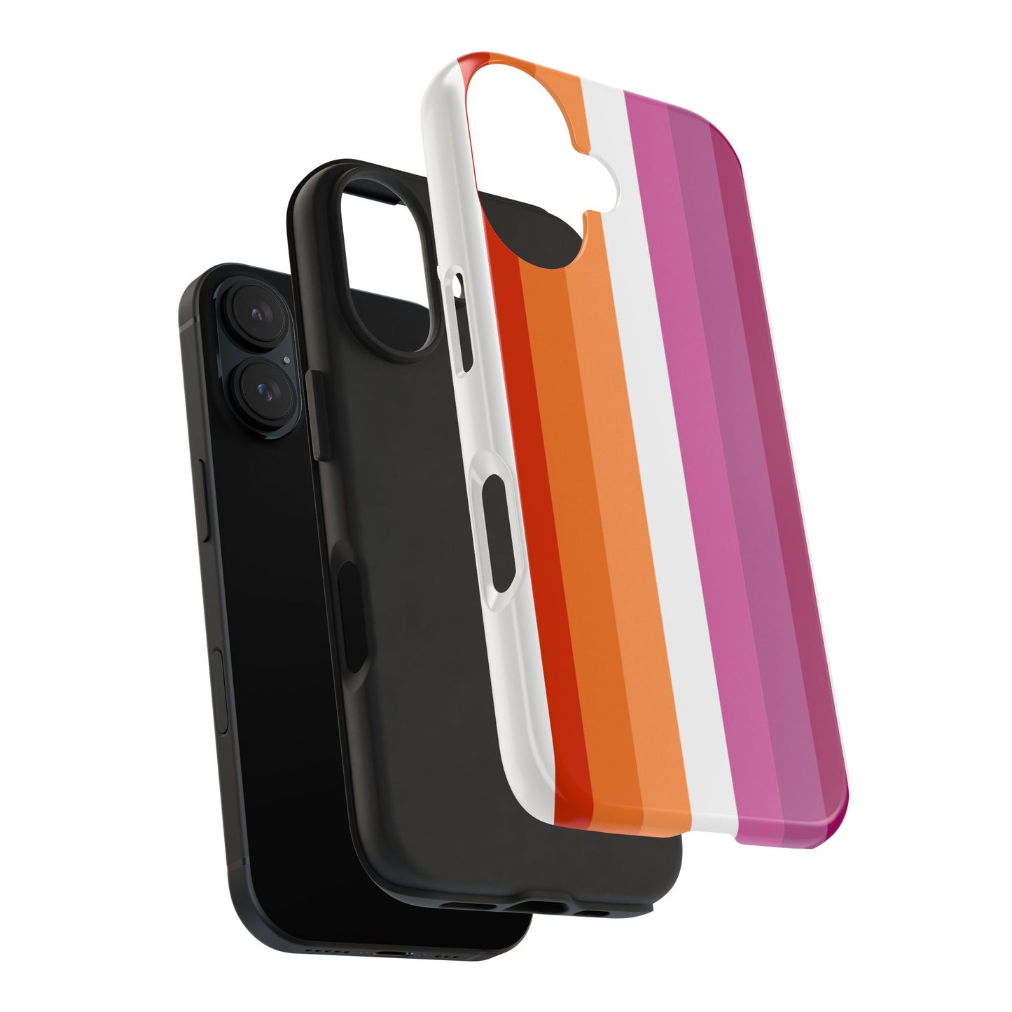 Lesbian Flag tough Impact-Resistant Phone Case