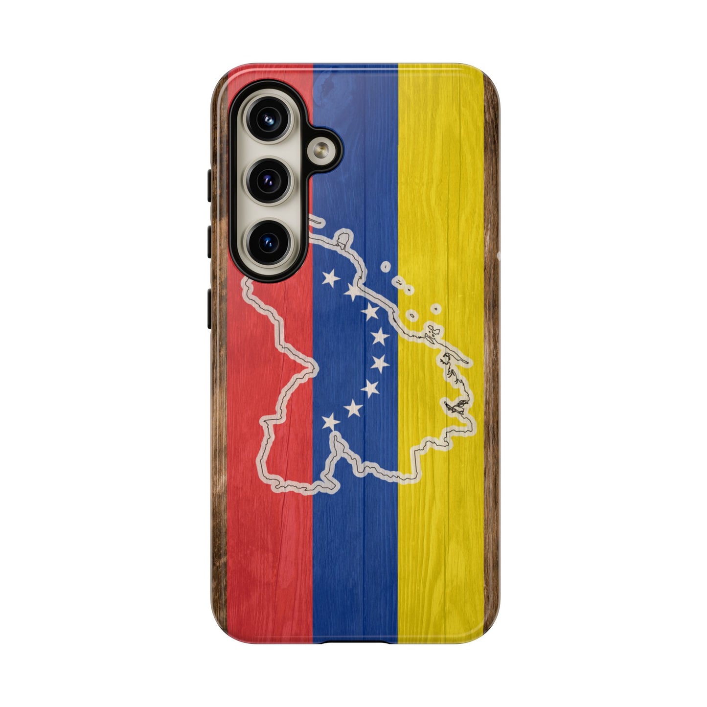 Venezuela Flag Phone Map Case Protective Tough Cover Flag of Venezuela Samsung Venezuelan Pride Hard Plastic Back Venezuela Map Cover