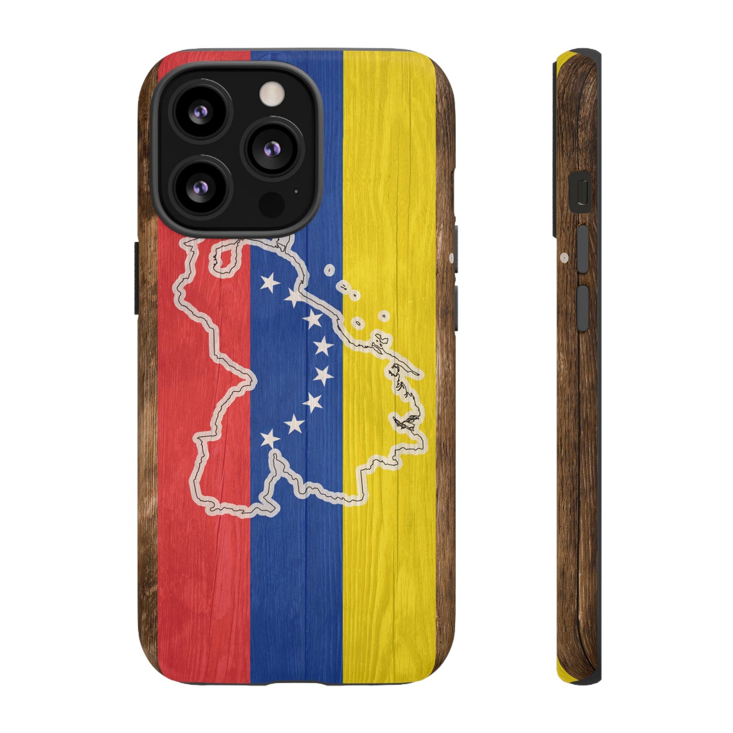 Venezuela Flag Phone Map Case Protective Tough Cover Flag of Venezuela Samsung Venezuelan Pride Hard Plastic Back Venezuela Map Cover