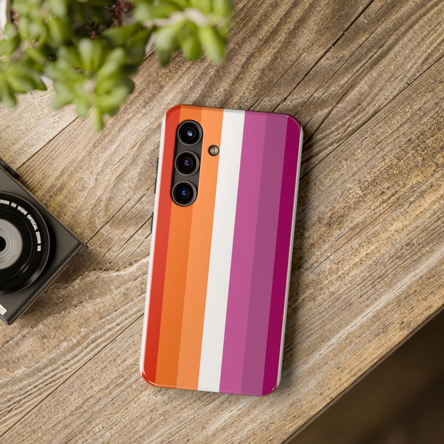 Lesbian Flag tough Impact-Resistant Phone Case