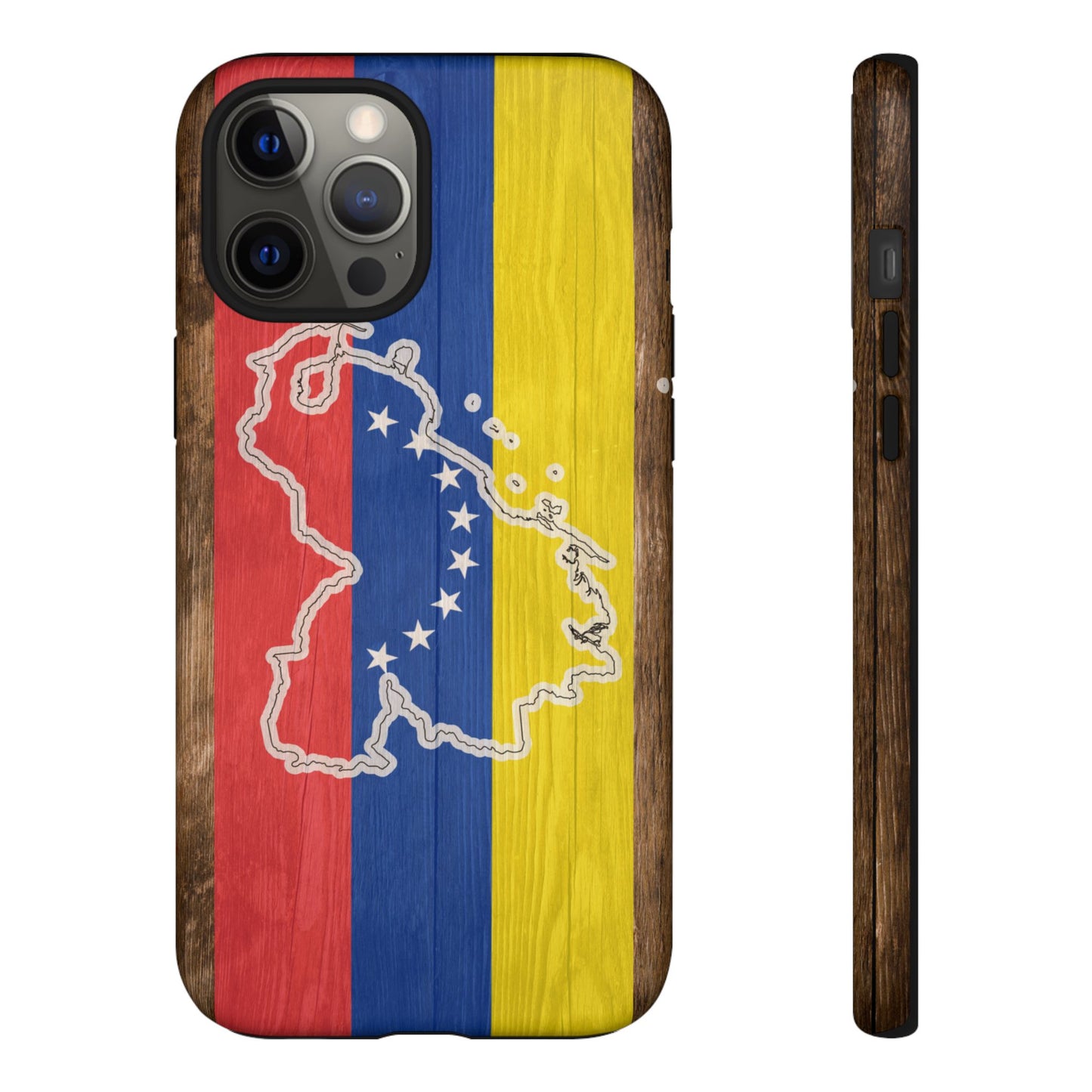 Venezuela Flag Phone Map Case Protective Tough Cover Flag of Venezuela Samsung Venezuelan Pride Hard Plastic Back Venezuela Map Cover