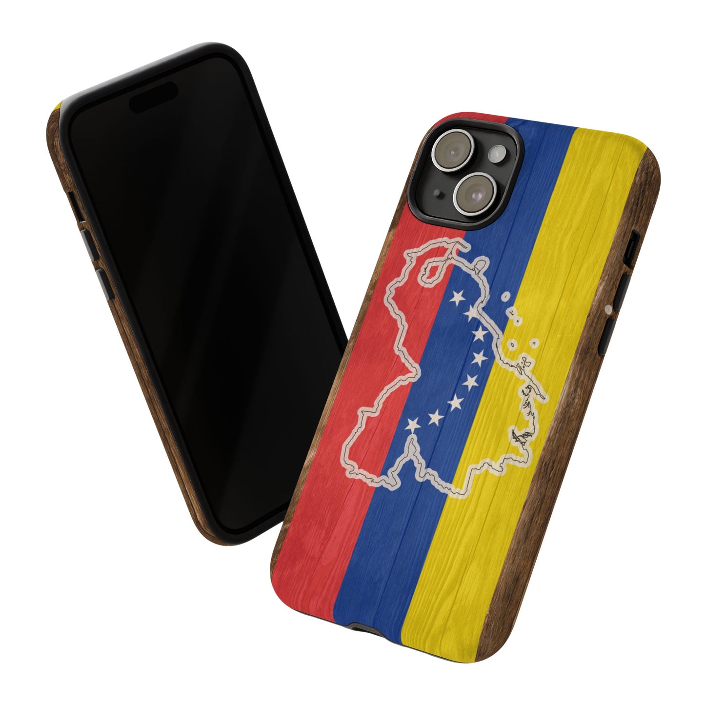 Venezuela Flag Phone Map Case Protective Tough Cover Flag of Venezuela Samsung Venezuelan Pride Hard Plastic Back Venezuela Map Cover