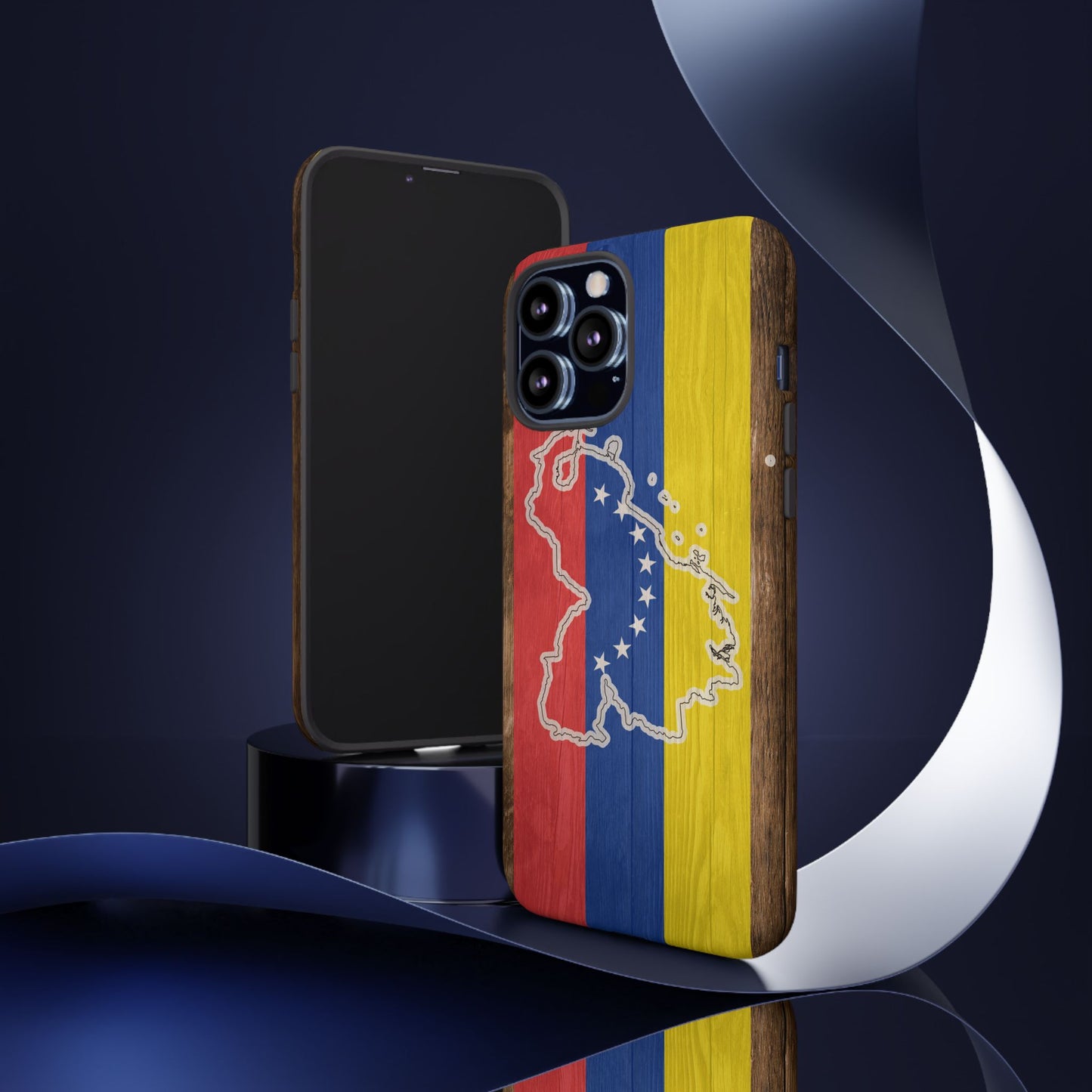 Venezuela Flag Phone Map Case Protective Tough Cover Flag of Venezuela Samsung Venezuelan Pride Hard Plastic Back Venezuela Map Cover