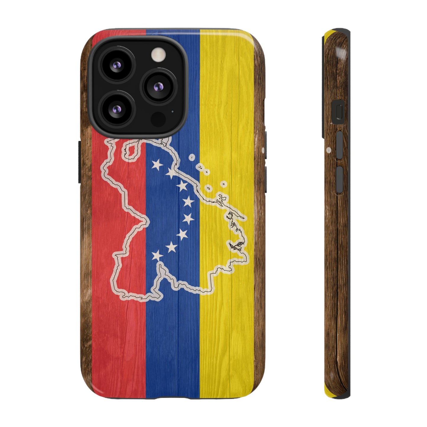 Venezuela Flag Phone Map Case Protective Tough Cover Flag of Venezuela Samsung Venezuelan Pride Hard Plastic Back Venezuela Map Cover