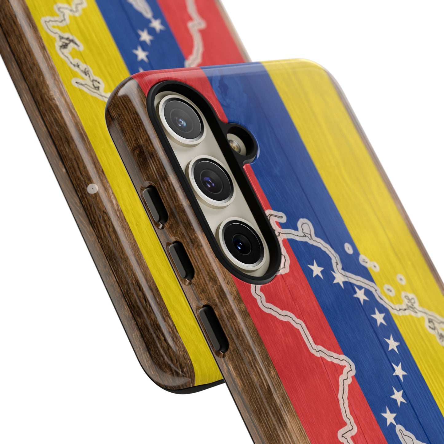 Venezuela Flag Phone Map Case Protective Tough Cover Flag of Venezuela Samsung Venezuelan Pride Hard Plastic Back Venezuela Map Cover