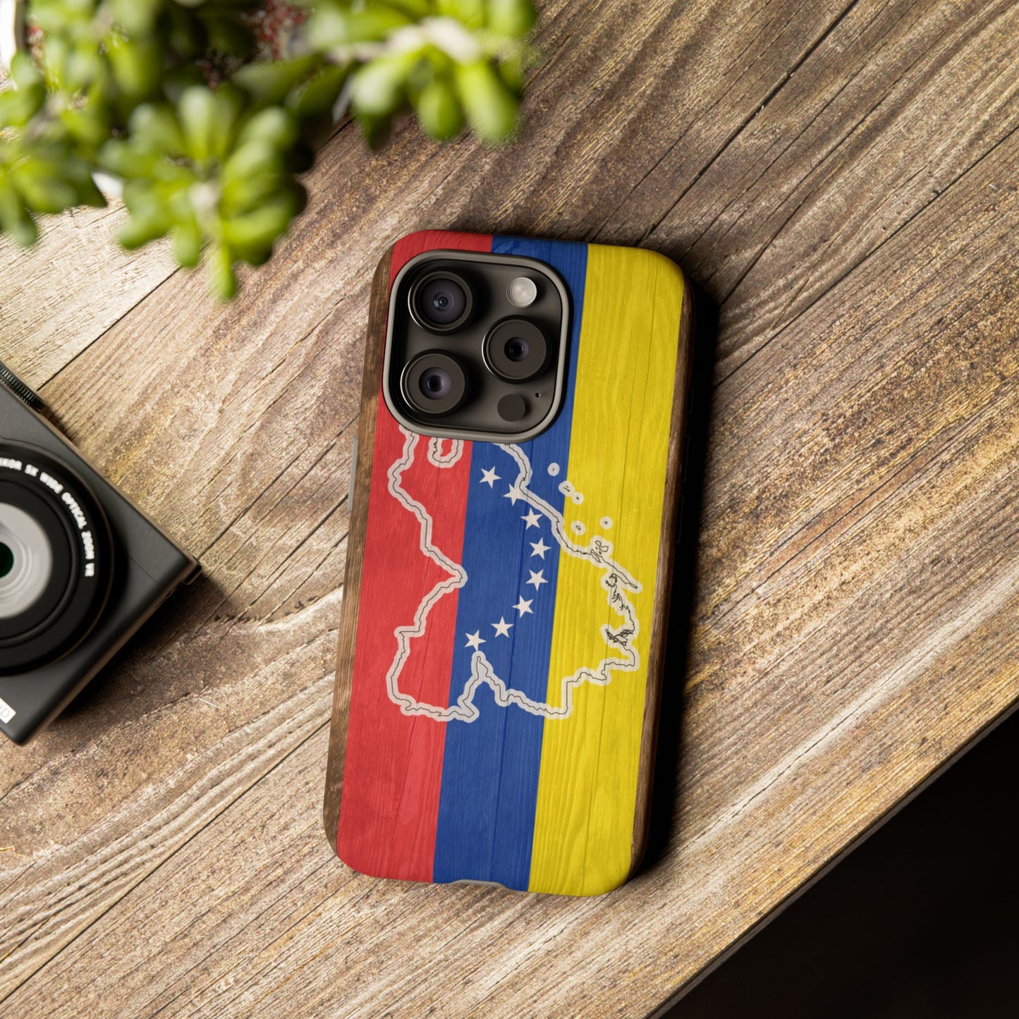 Venezuela Flag Phone Map Case Protective Tough Cover Flag of Venezuela Samsung Venezuelan Pride Hard Plastic Back Venezuela Map Cover