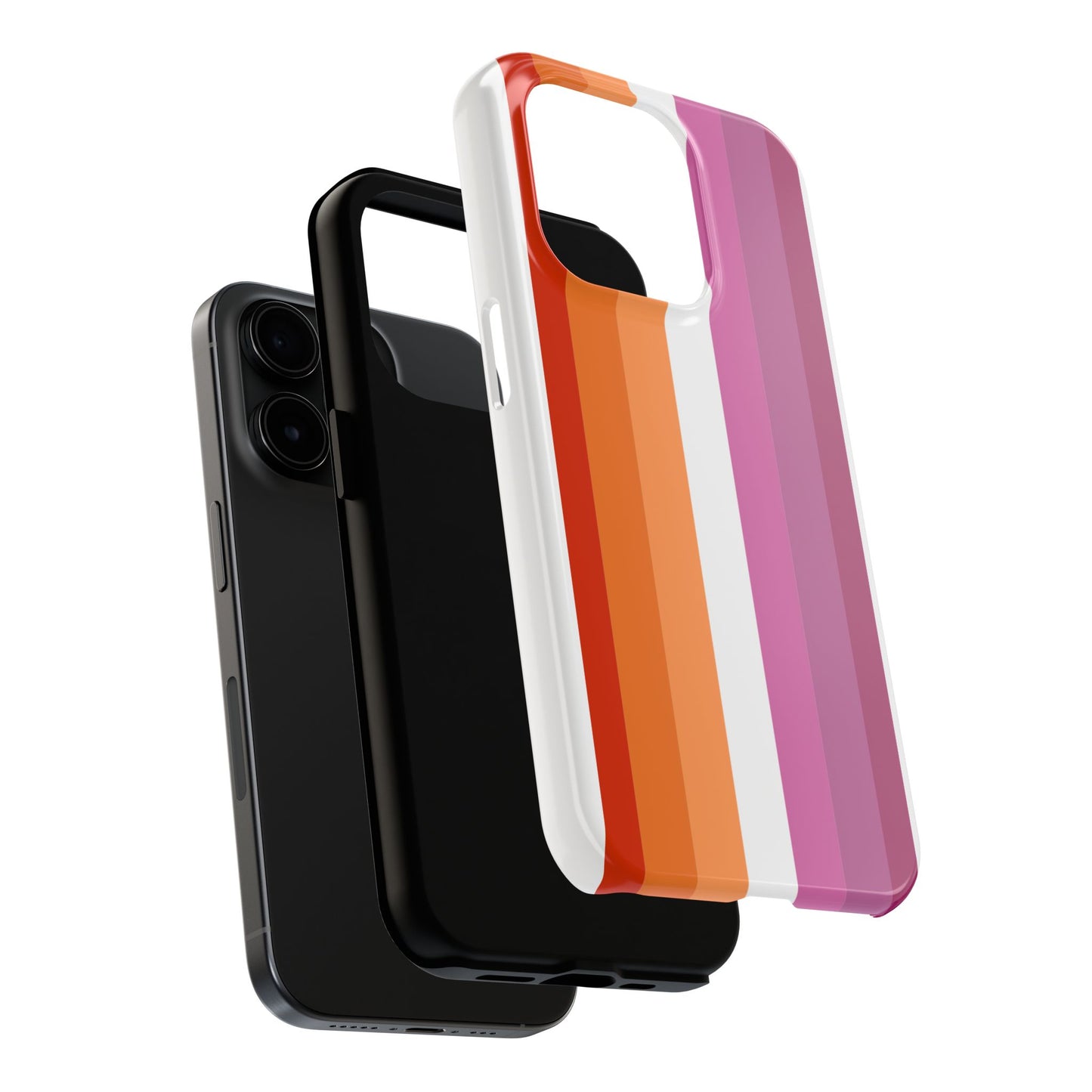 Lesbian Flag tough Impact-Resistant Phone Case