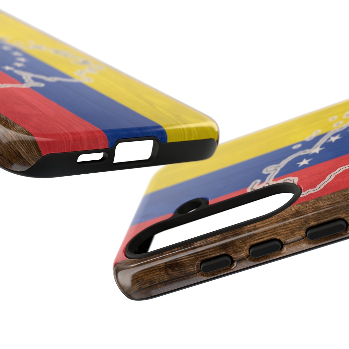 Venezuela Flag Phone Map Case Protective Tough Cover Flag of Venezuela Samsung Venezuelan Pride Hard Plastic Back Venezuela Map Cover